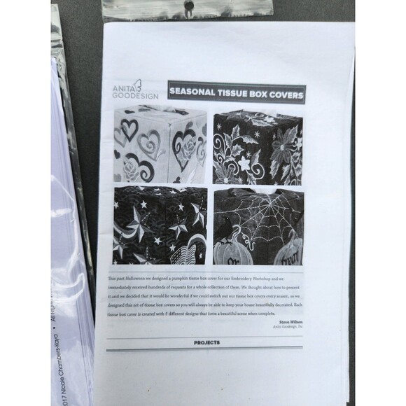 Quilts Sewing Pattern Home Decor Lot Tissue Toppers Potholder Table Runner - Picture 14 of 16